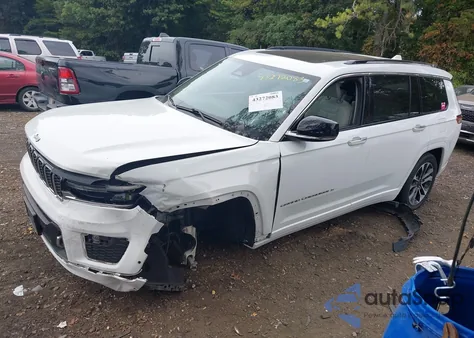 2021 Jeep Grand Cherokee L Overland 4X4 z USA, uszkodzony, nr VIN 1C4RJKDG9M8169691